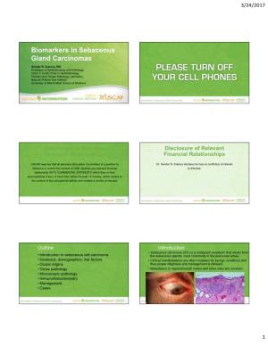 Biomarkers in Sebaceous Gland Carcinomas