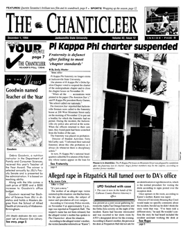 Pi Kappa Phi Charter Suspended