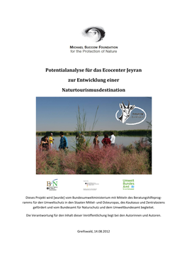 Potentialanalyse Für Das Ecocenter Jeyran Zur Entwicklung Einer Naturtourismusdestination