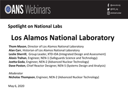 Los Alamos National Laboratory