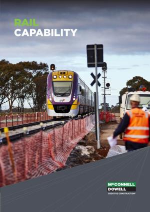 RAIL CAPABILITY Mcconnell Dowell Is the Creative CONTENTS