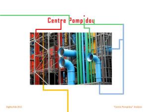 Centre Pompidou” Analysis Construction: 1972 -1977 150 Million Visitors