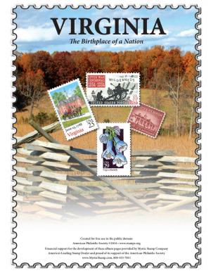 VIRGINIA the Birthplace of a Nation
