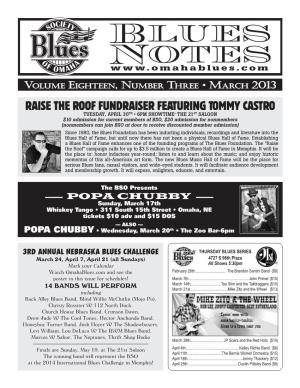 Blues Notes March 2013