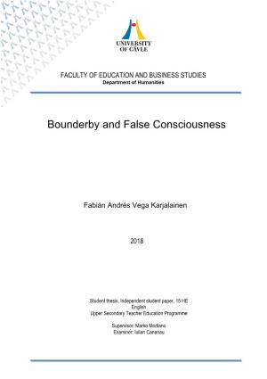 Bounderby and False Consciousness