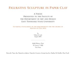 Figurative Sculpture in Paper Clay