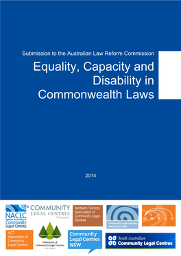 Equality, Capacity and Disability in Commonwealth Laws