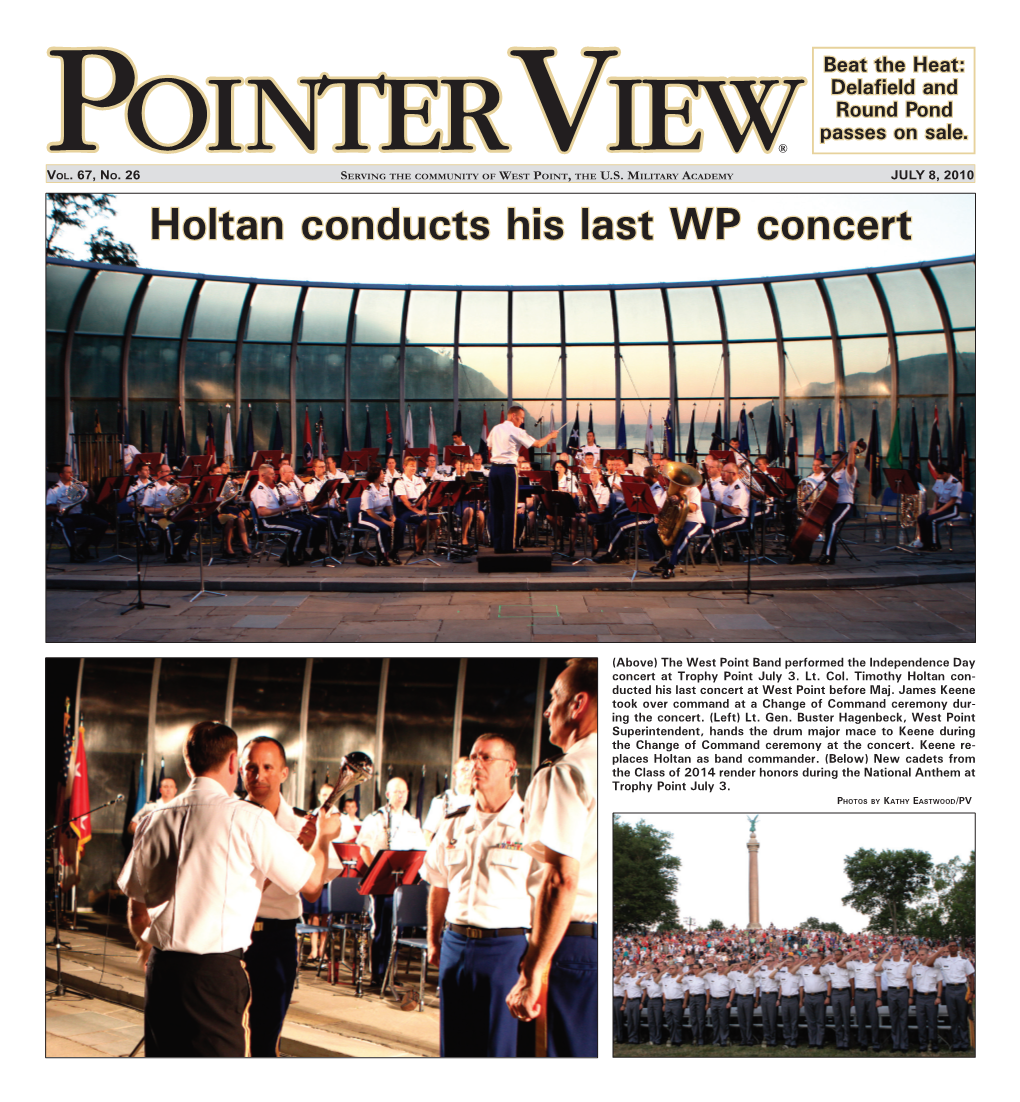 Holtan Conducts His Last WP Concert