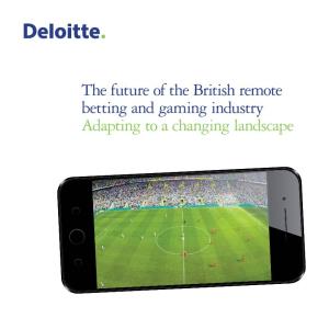 The Future of the British Remote Betting and Gaming Industry Adapting to a Changing Landscape