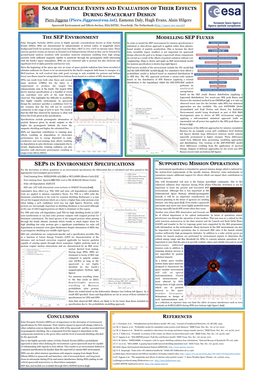 Solar Particle Events and Evaluation of Their Effects During Spacecraft Design Seps in Environment Specifications