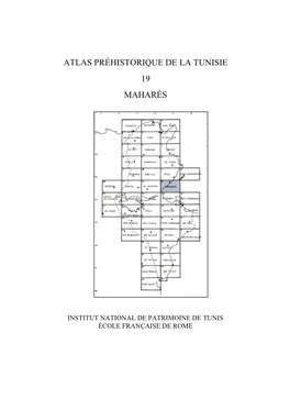 Atlas Préhistorique De La Tunisie 19 Maharès