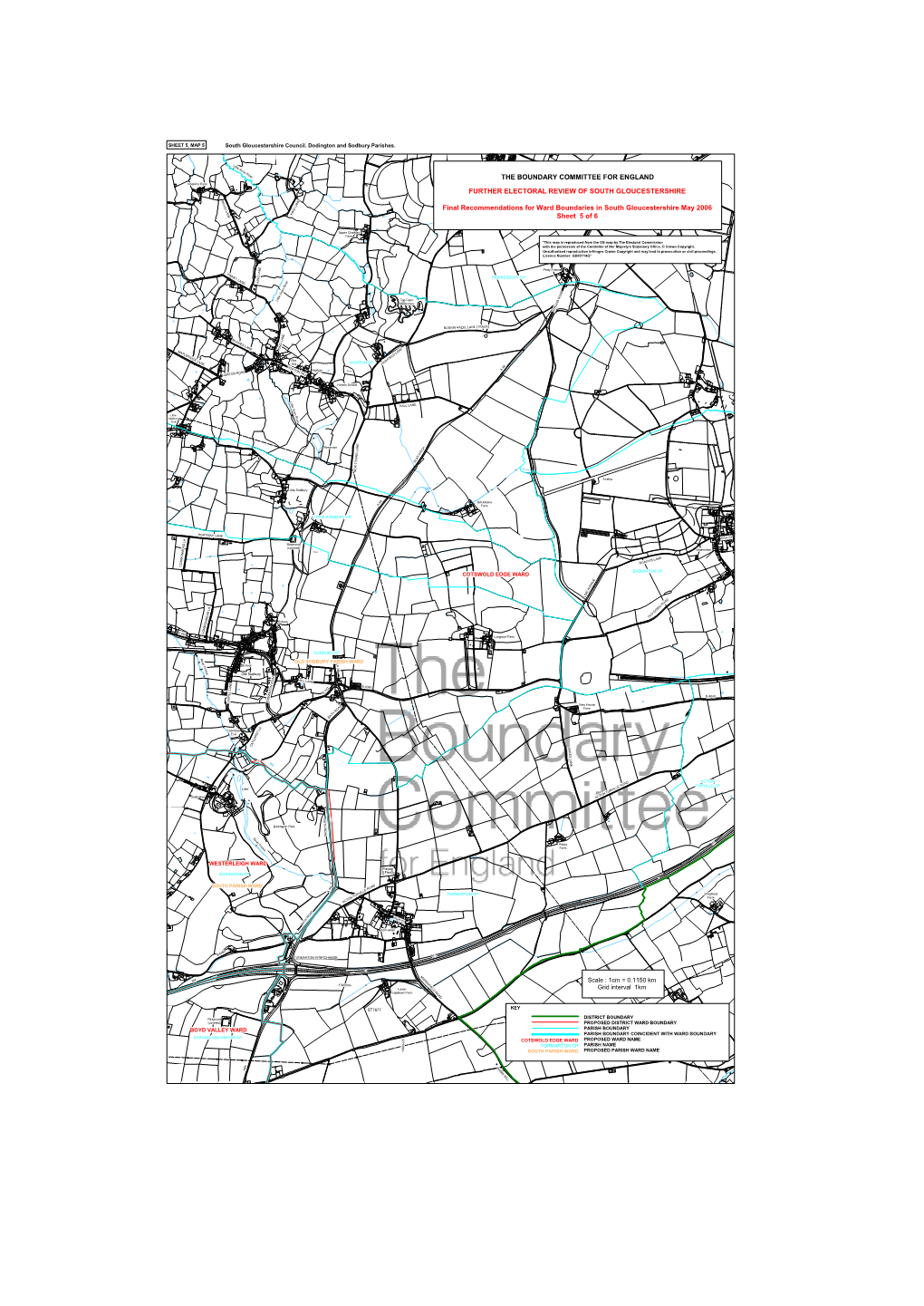 The Boundary Committee for England Further Electoral