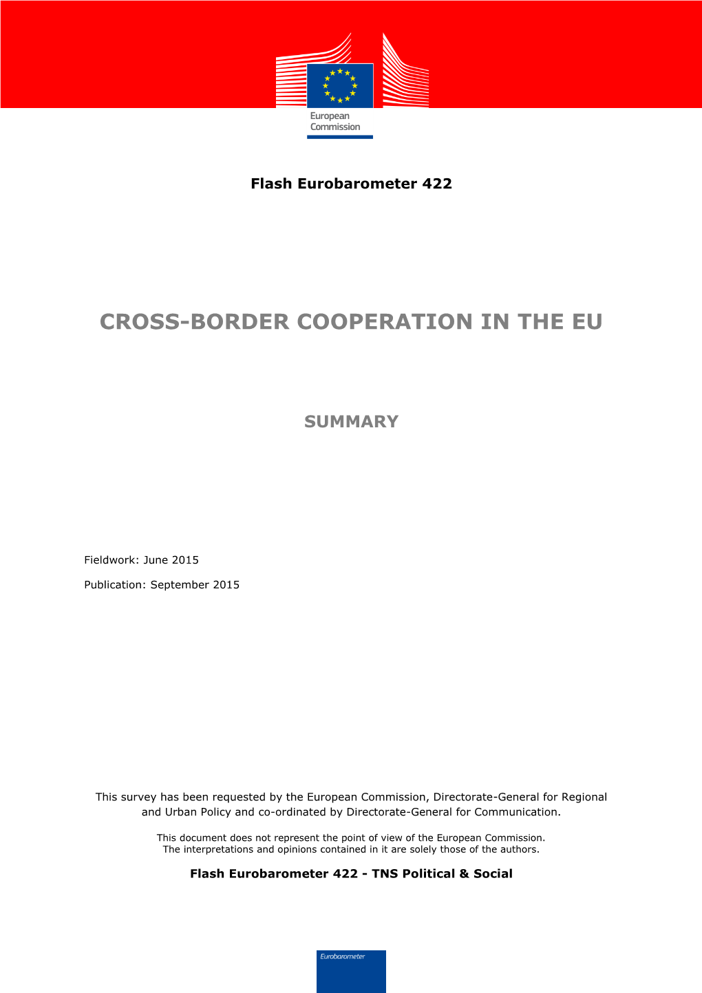 Eurobarometer 422