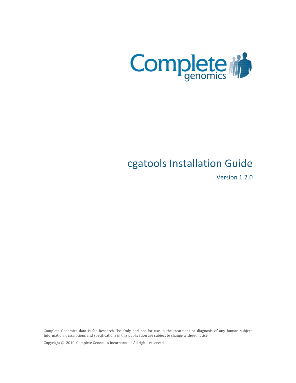 Cgatools Install Guide