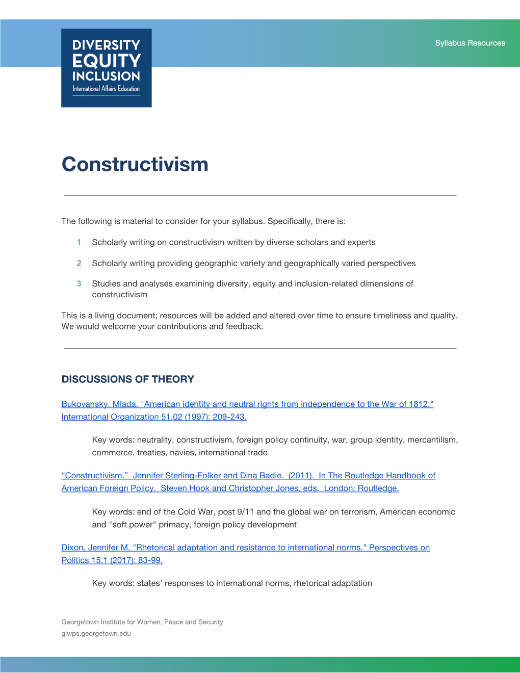 Constructivism