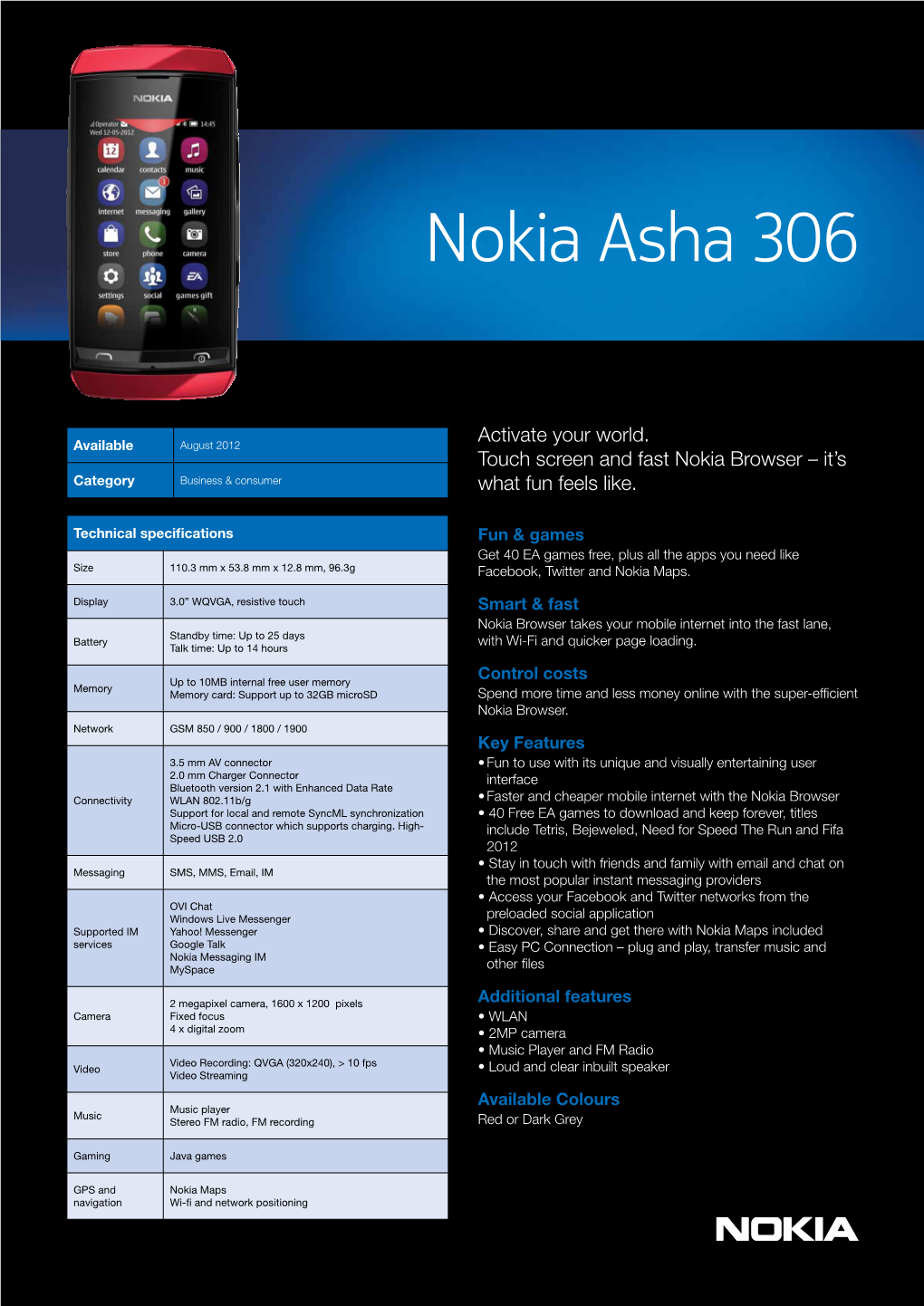 Nokia Asha 306