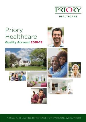 Priory Healthcare QA 2018-19
