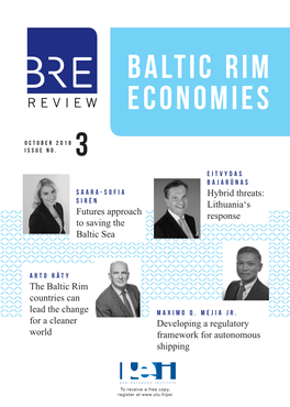 Hybrid Threats: Lithuania's Response Futures Approach to Saving the Baltic Sea the Baltic Rim Countries Can Lead the Change Fo