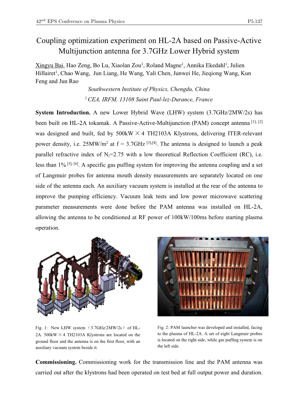 Coupling Optimization Experiment on HL-2A Based on Passive-Active Multijunction Antenna for 3.7Ghz Lower Hybrid System