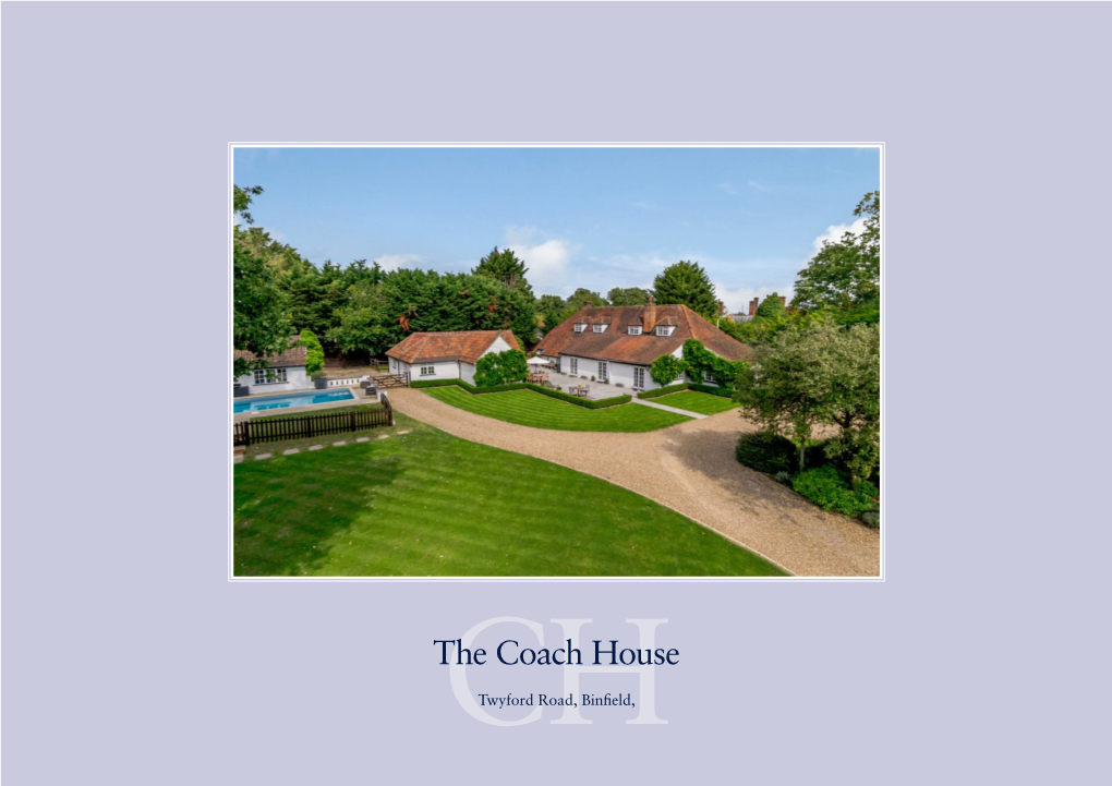 The Coach House Chtwyford Road, Binfield, the Coach House Twyfordch Road, Binfield, Berkshire RG42 5QB