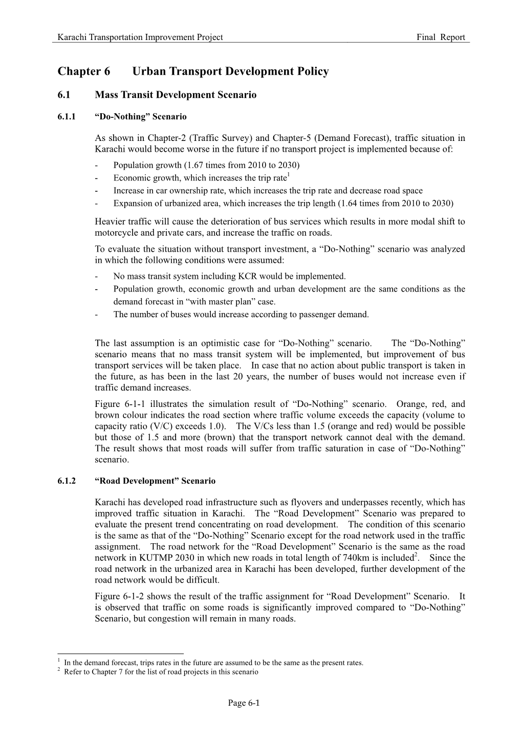 Chapter 6 Urban Transport Development Policy