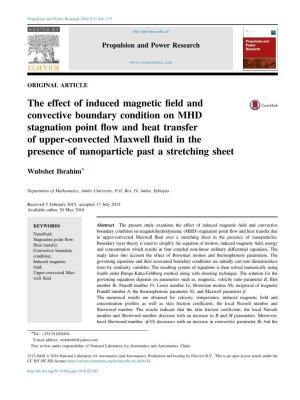 The Effect of Induced Magnetic Field and Convective Boundary Condition