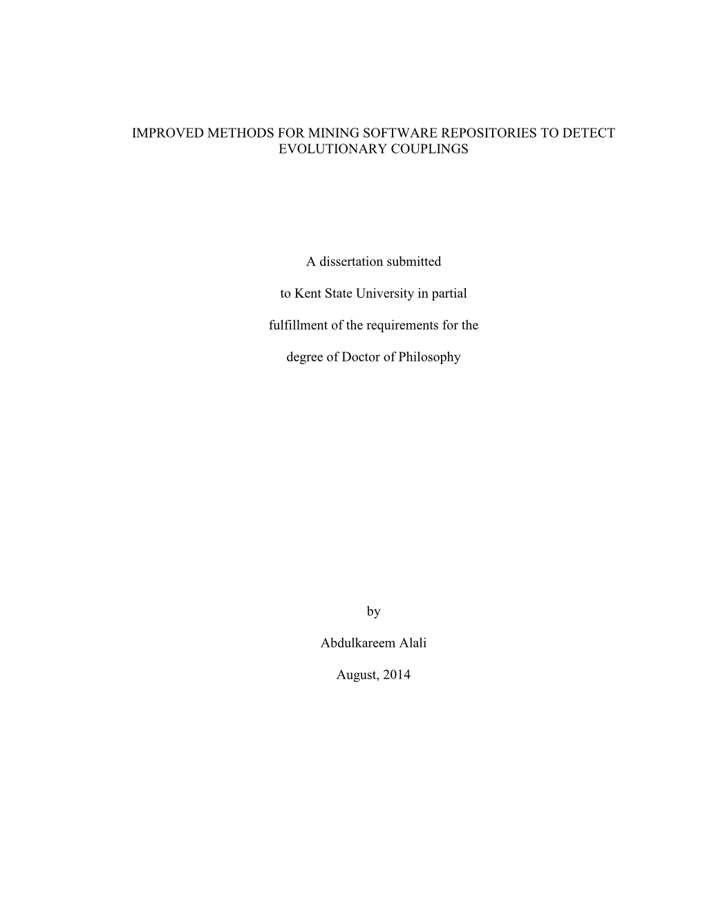 Improved Methods for Mining Software Repositories to Detect Evolutionary Couplings