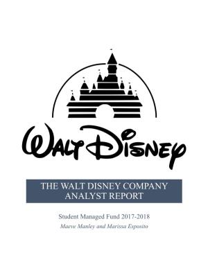 The Walt Disney Company Analyst Report