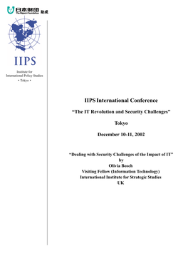 Iipsinternational Conference