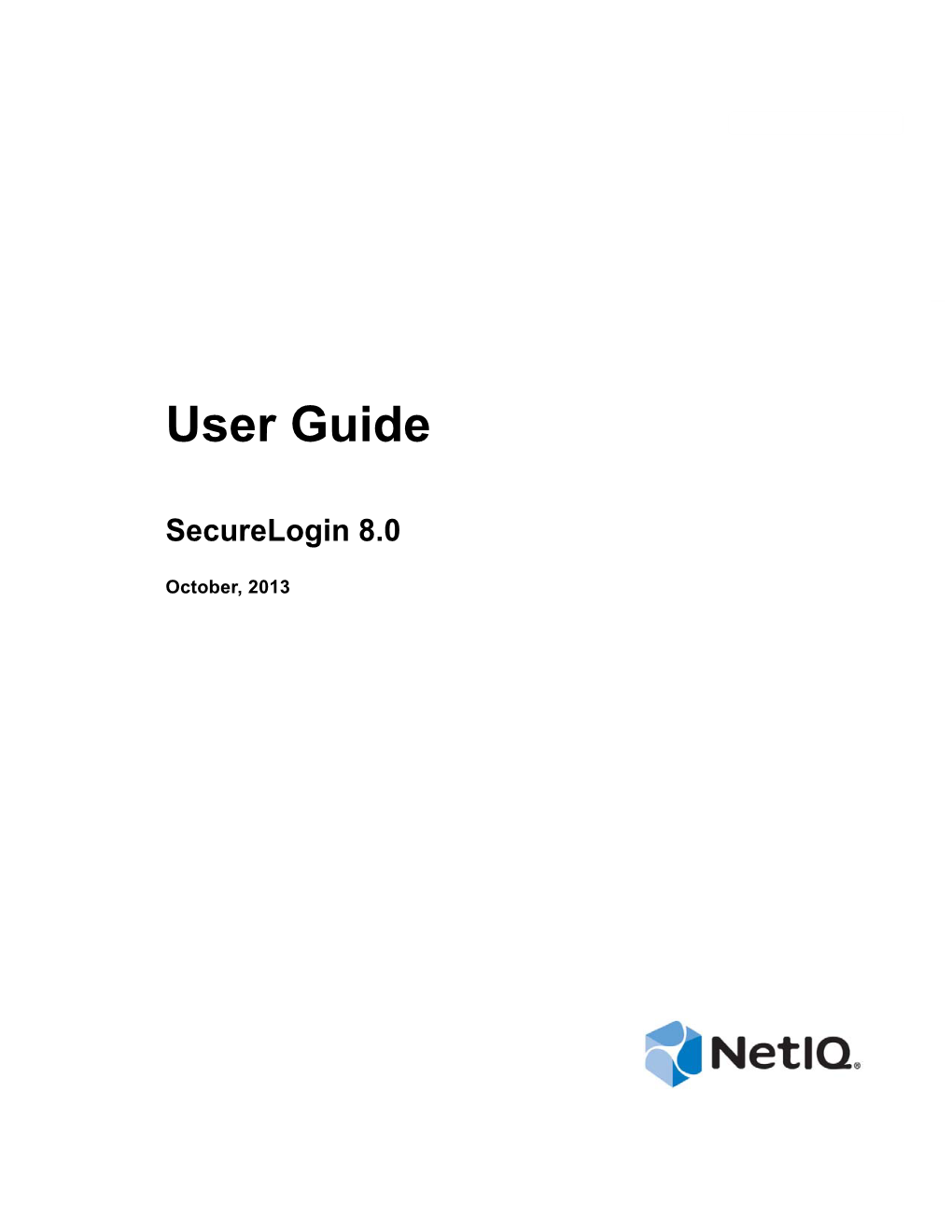 Netiq Securelogin User Guide About This Guide