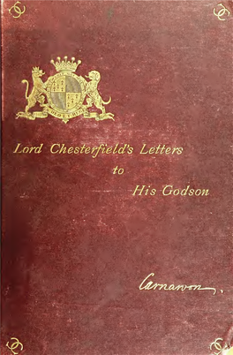 Letters of Philip Dormer, Fourth Earl of Chesterfield