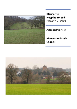 Mancetter Neighbourhood Plan 2016 - 2029