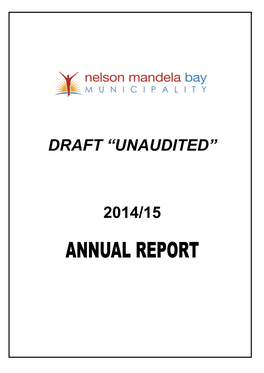 2014.15 FIRST DRAFT Annual Report
