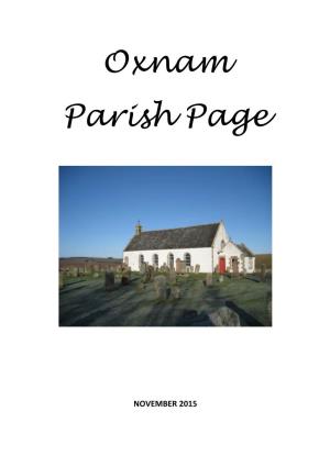 Oxnam Parish Page