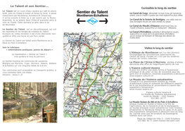 Sentier Du Talent Brochure