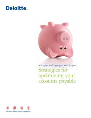 Strategies for Optimizing Your Accounts Payable