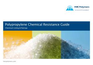 Polypropylene Chemical Resistance Guide Chemical Listing & Ratings