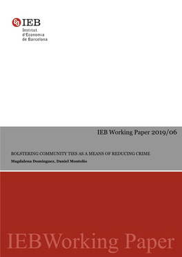 IEB Working Paper 2019/06