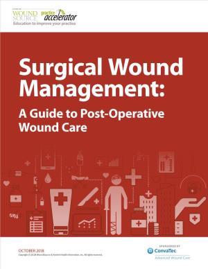 A Guide to Post-Operative Wound Care