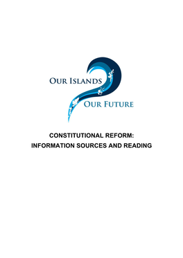 Constitutional Reform: Information Sources and Reading