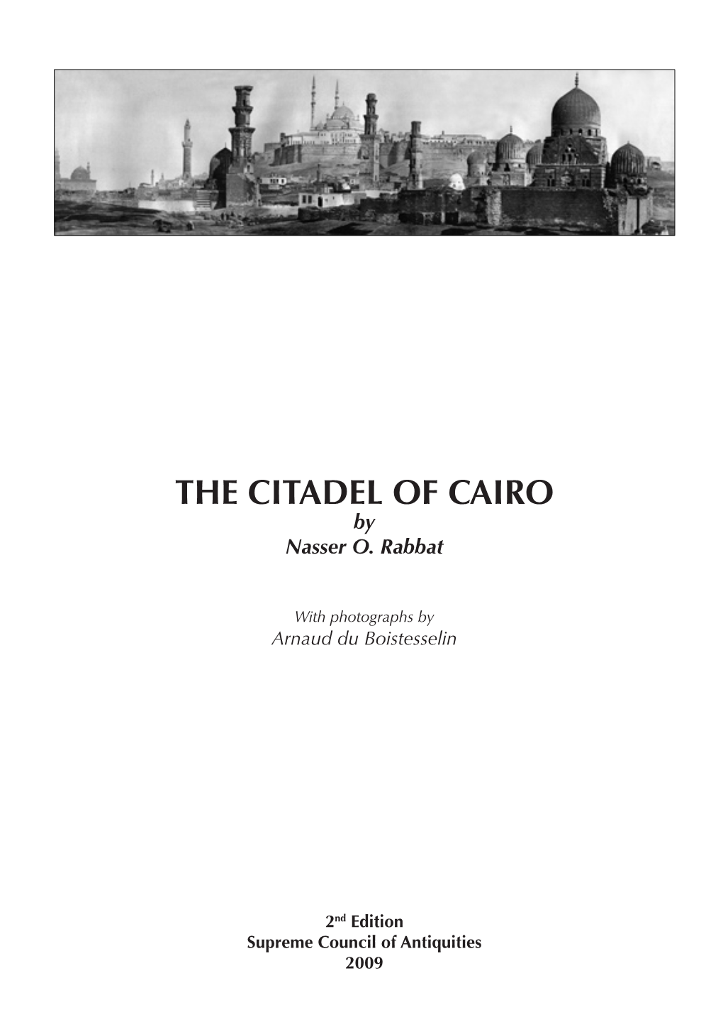 The Citadel of Cairo by Nasser O
