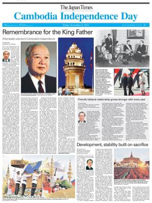 Remembrance for the King Father Wise Leader Was Key to Cambodia’S Independence