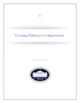 Creating Pathways to Opportunity