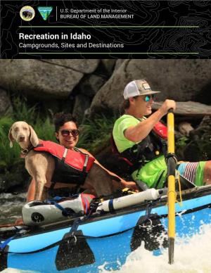 Recreation in Idaho: Campgrounds, Sites and Destinations