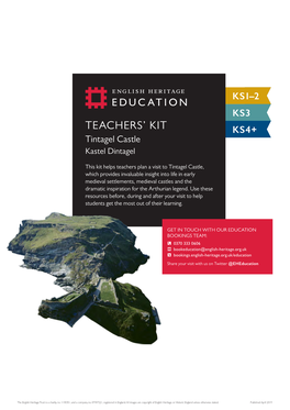 Tintagel Castle Teachers' Kit (KS1-KS4+)