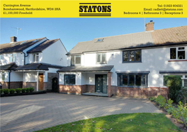 Radlett@Statons.Com Borehamwood, Hertfordshire, WD6