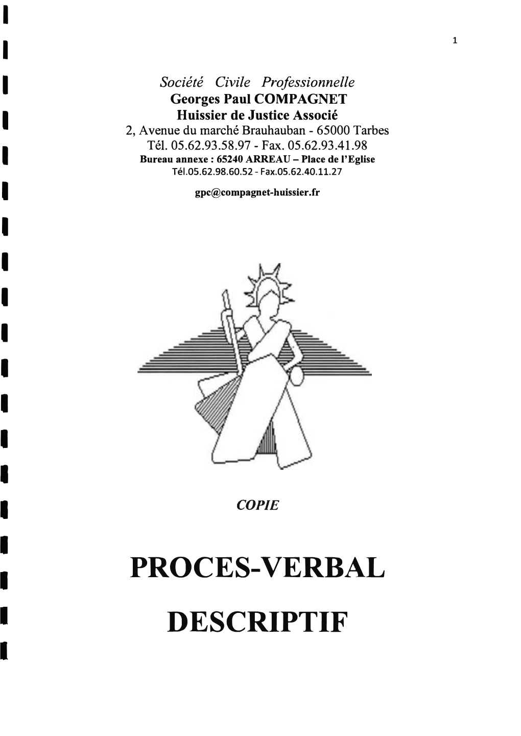 Proces-Verbal Descriptif