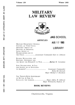 Military Law Review