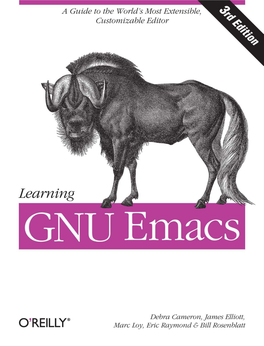 Learning GNU Emacs Other Resources from O’Reilly