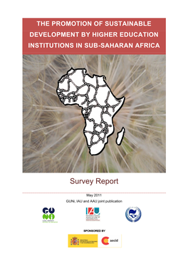 The Promotion of Sustainable Development by Higher Education Institutions in Sub-Saharan Africa